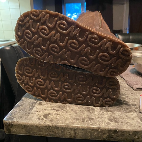 Bottes cuir et suede emu - Picture 1 of 4